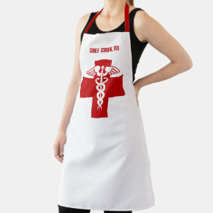 Nurse or Doctor Caduceus Apron