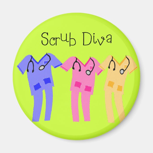 Nurse or Medical Scub Wearer gifts Magnet (Front)