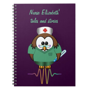 nurse owl notebook