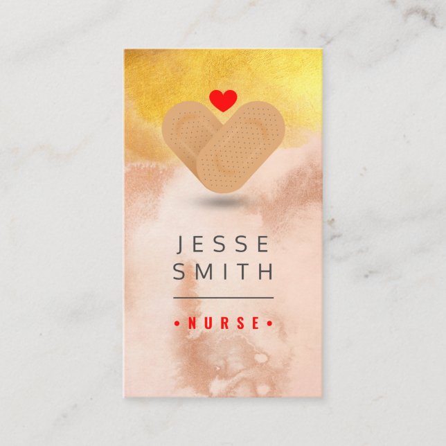 Nurse / Paediatric nurse / caregiver Business Card (Front)