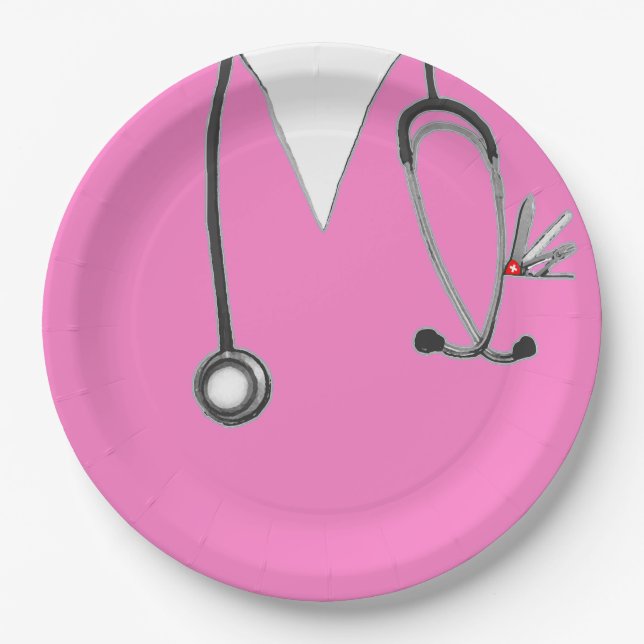 Nurse Party Paper Plate (Front)