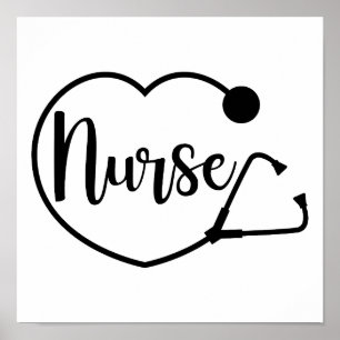 Nurse Personalised Gift Poster