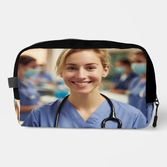 Nurse Photo Customize Personalize Dopp Kit (Front)
