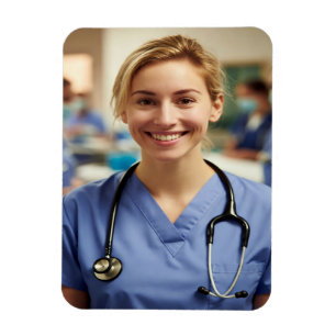 Nurse Photo Customize Personalize Magnet