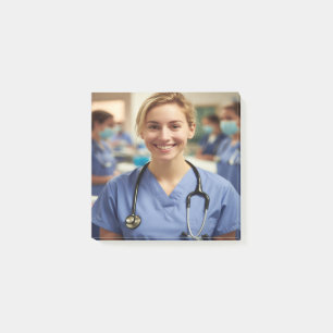Nurse Photo Customize Personalize Post-it Notes
