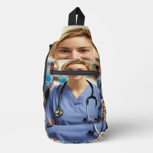 Nurse Photo Customize Personalize Sling Bag