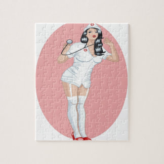 Nurse Pin Up Jigsaw Puzzle