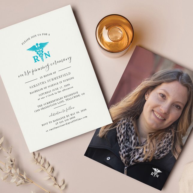 Nurse Pinning Ceremony Graduation 2025 Invitation (Creator Uploaded)