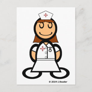 Nurse (plain) postcard