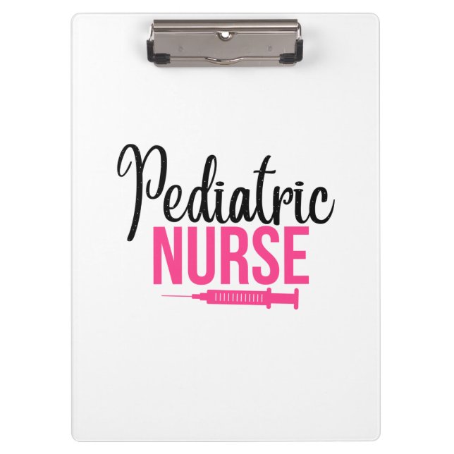Nurse Poft Pediatric Nurse Clipboard (Front)