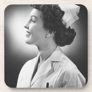 Nurse Posing Coaster