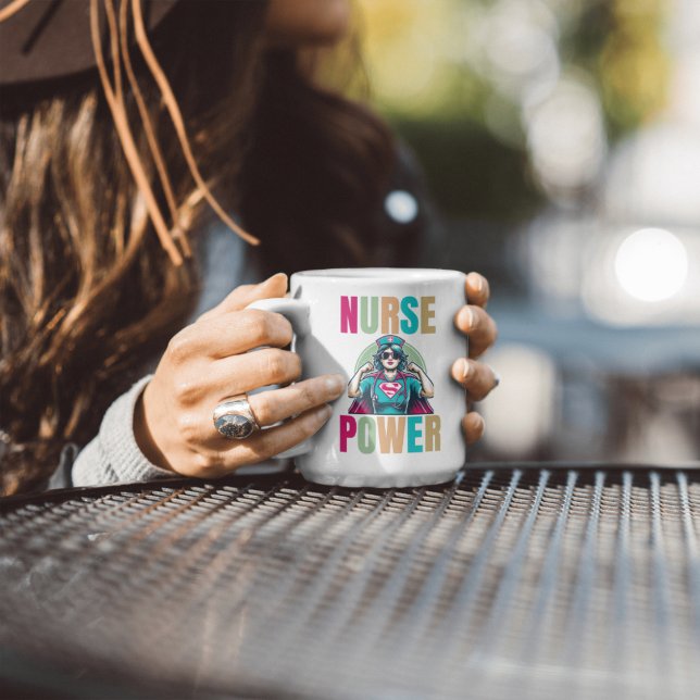 NURSE POWER  COFFEE MUG (NURSE POWER MUG)