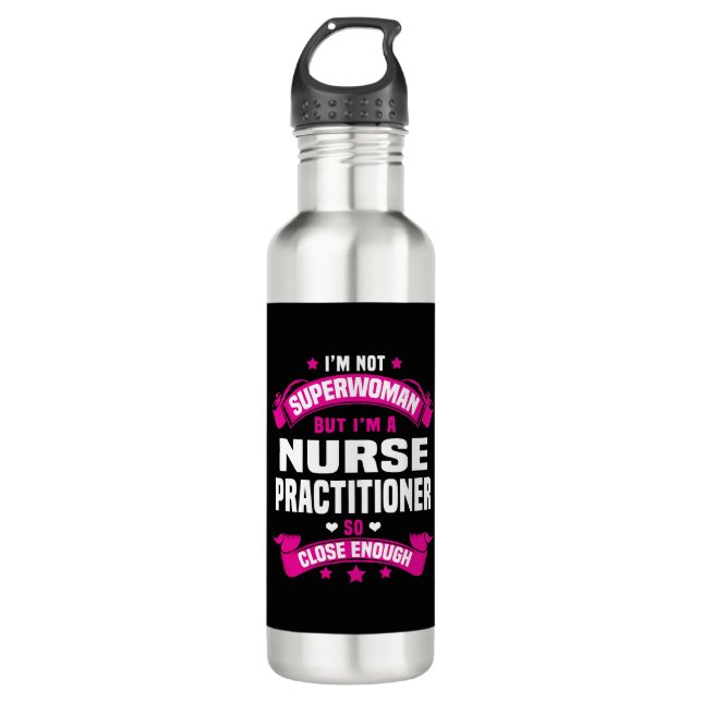 Nurse Practitioner 710 Ml Water Bottle (Front)