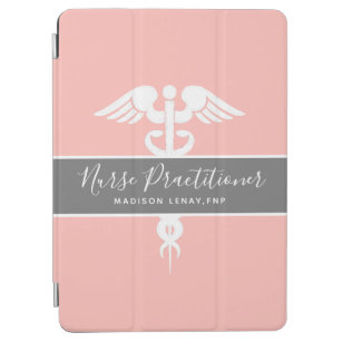 Nurse Practitioner Blush Pink Personalised iPad Air Cover