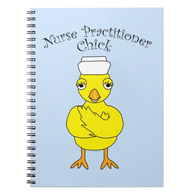 Nurse Practitioner Chick Notebook (Front)