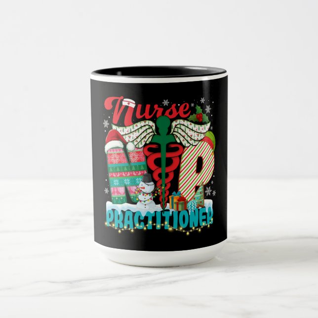 Nurse Practitioner Christmas Mug (Center)