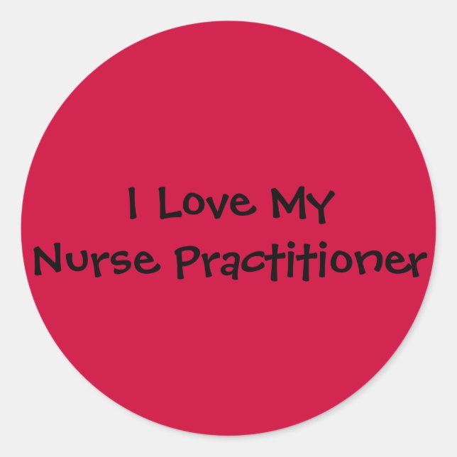 Nurse Practitioner Classic Round Sticker (Front)