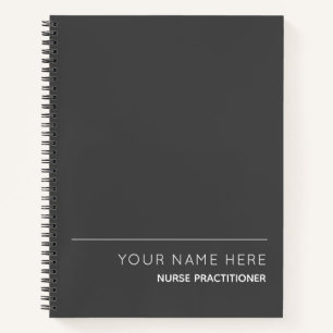 Nurse Practitioner Custom Spiral Notebook