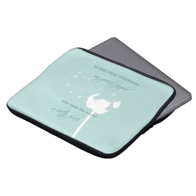 Nurse Practitioner Dandelion Laptop Sleeve (Front Top)