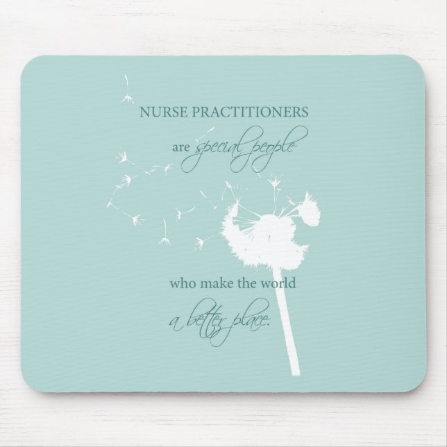 Nurse Practitioner Dandelion Mouse Mat (Front)