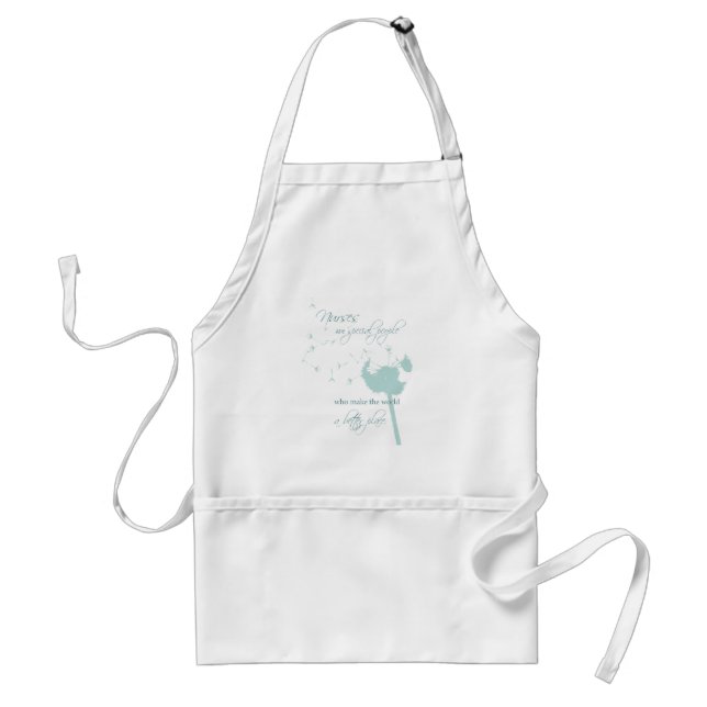 Nurse Practitioner Dandelion Standard Apron (Front)