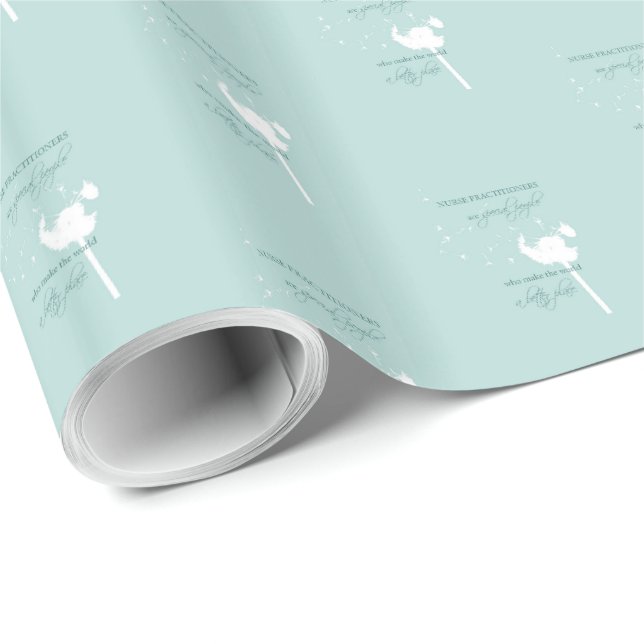 Nurse Practitioner Dandelion Wrapping Paper (Roll Corner)