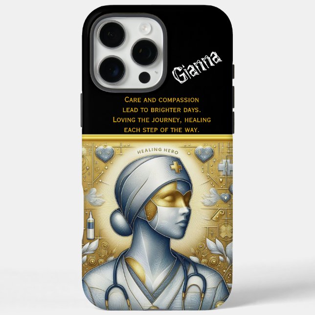 Nurse Practitioner Embodying Compassion and Care Case-Mate iPhone Case (Back)