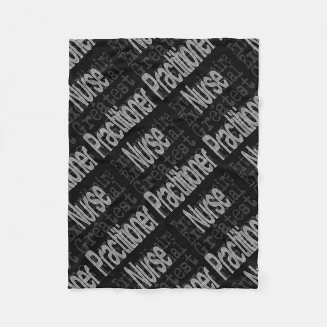 Nurse Practitioner Extraordinaire Fleece Blanket (Front)