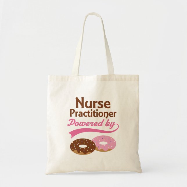Nurse Practitioner Funny Gift Tote Bag (Front)