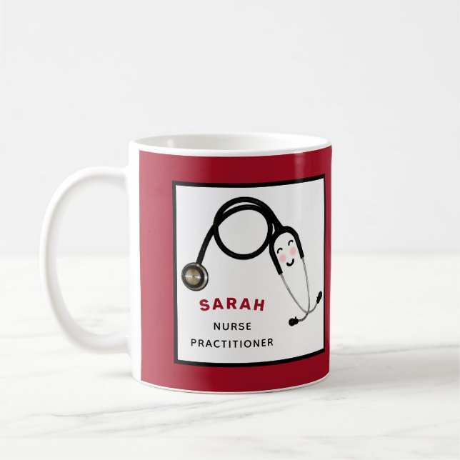 Nurse Practitioner Gift Coffee Mug (Left)