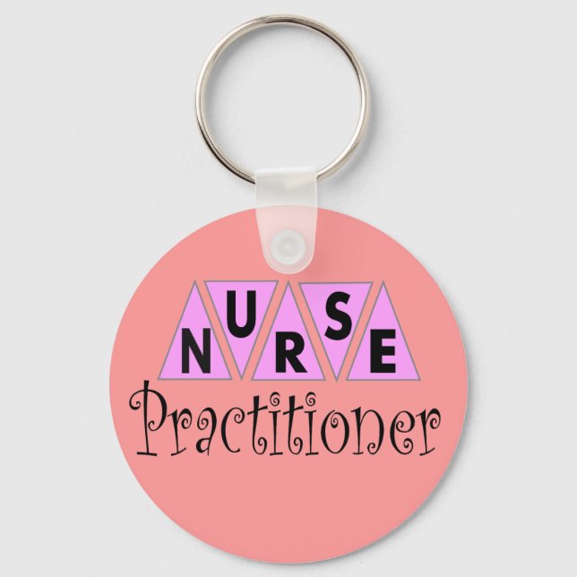 Nurse Practitioner Gifts Key Ring (Front)