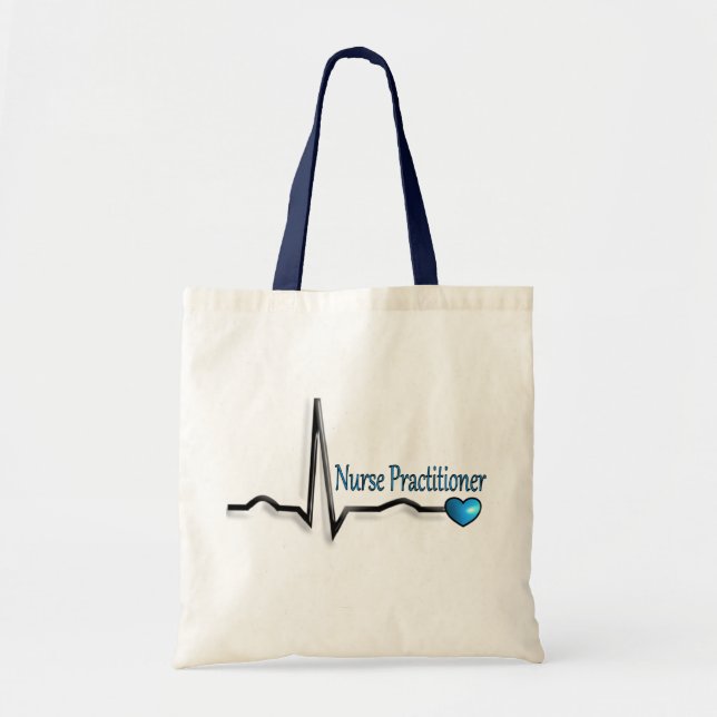 Nurse Practitioner Gifts QRS Design Tote Bag (Front)