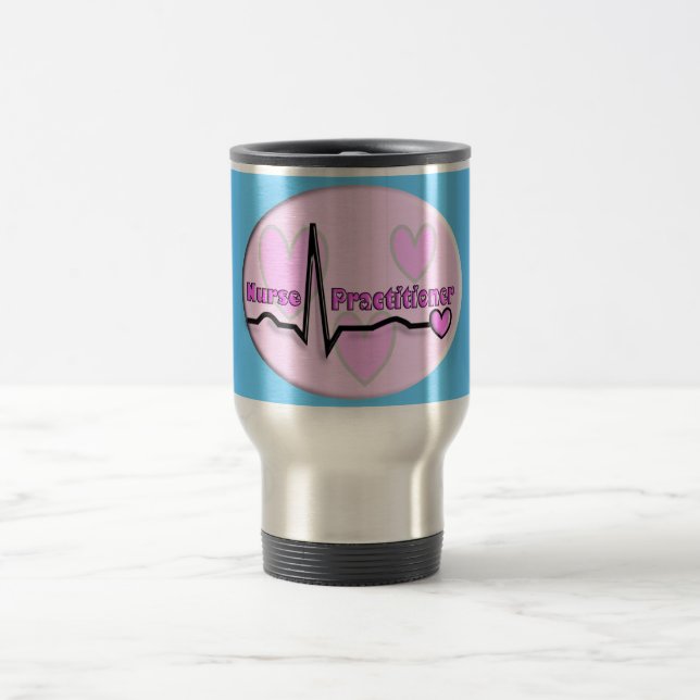 Nurse Practitioner Gifts- QRS Segment Design Mug (Center)