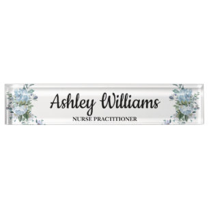 Nurse Practitioner Graduation Gift for NP Grad Nameplate