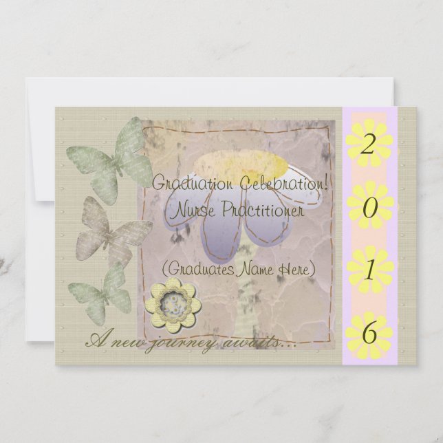 Nurse Practitioner Graduation Invitations 2016 (Front)