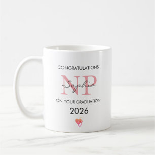 Nurse Practitioner Graduation Personalised 2026 Coffee Mug