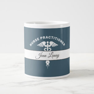 Nurse Practitioner Graduation Script Personalised Large Coffee Mug