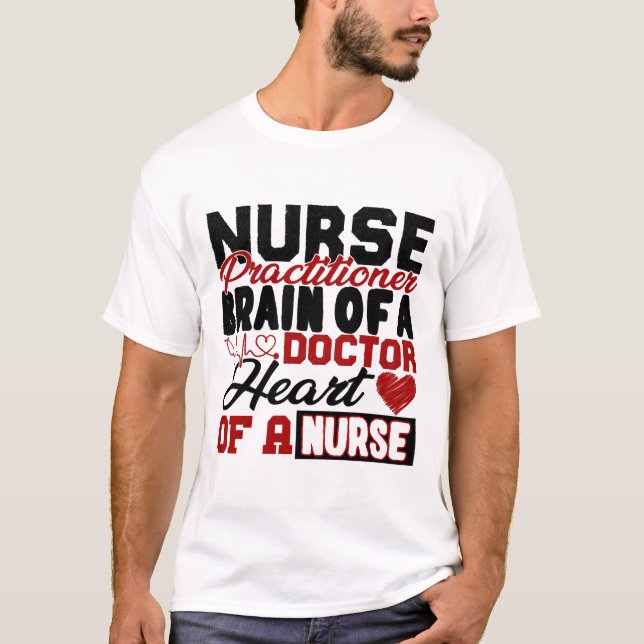 Nurse Practitioner Heart Shirt (Front)