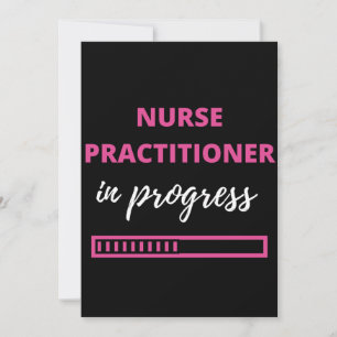 Nurse Practitioner In Progress Thank You Card
