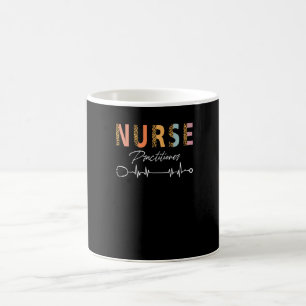 Nurse Practitioner Leopard Print Np Nursing School Coffee Mug