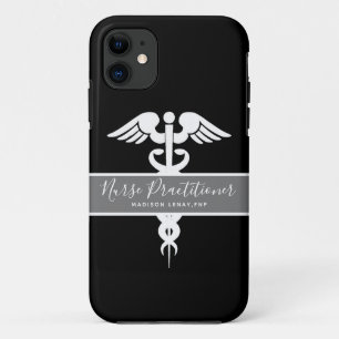 Nurse Practitioner Medical Caduceus Personalised iPhone 11 Case