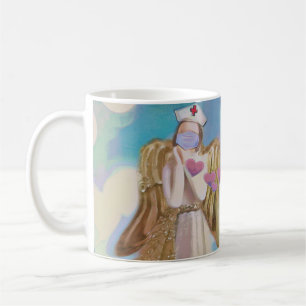Nurse Practitioner Medical Healthcare Angel Art Coffee Mug