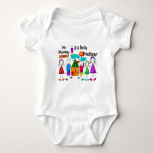 Nurse Practitioner Mummy Baby Bodysuit
