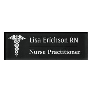 Nurse Practitioner Name Tag Personalised