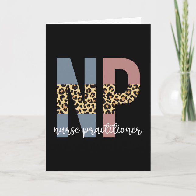 Nurse Practitioner NP nurse appreciation gifts Card (Front)