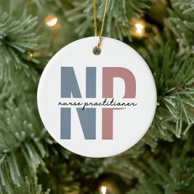 Nurse Practitioner NP nurse appreciation gifts Ceramic Tree Decoration (Tree)