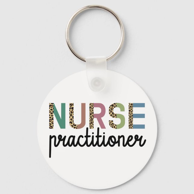 Nurse Practitioner NP nurse appreciation gifts Key Ring (Front)