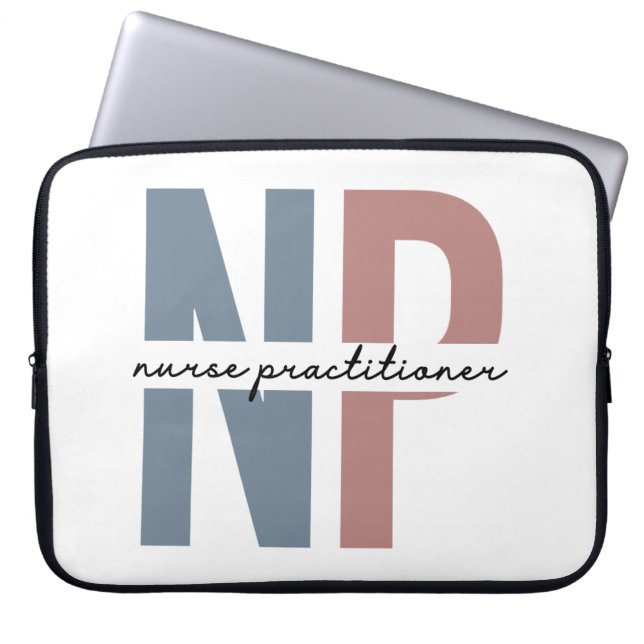 Nurse Practitioner NP nurse appreciation gifts Laptop Sleeve (Front)