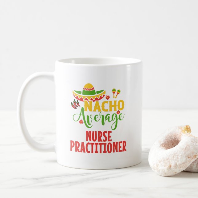 Nurse Practitioner NP Student Graduation Coffee Mug (With Donut)
