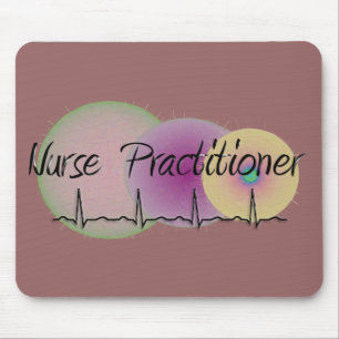 Nurse Practitioner QRS Design Mouse Mat